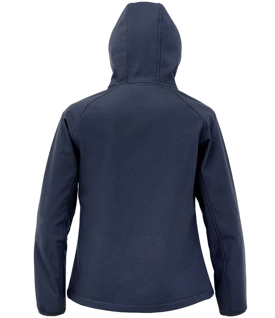 Result Recycled Ladies Three Layer Printable Hooded Soft Shell Jacket