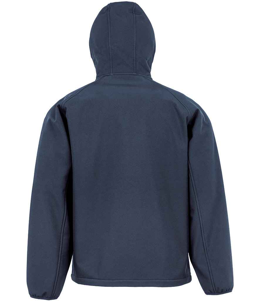 Result Recycled Three Layer Printable Hooded Soft Shell Jacket