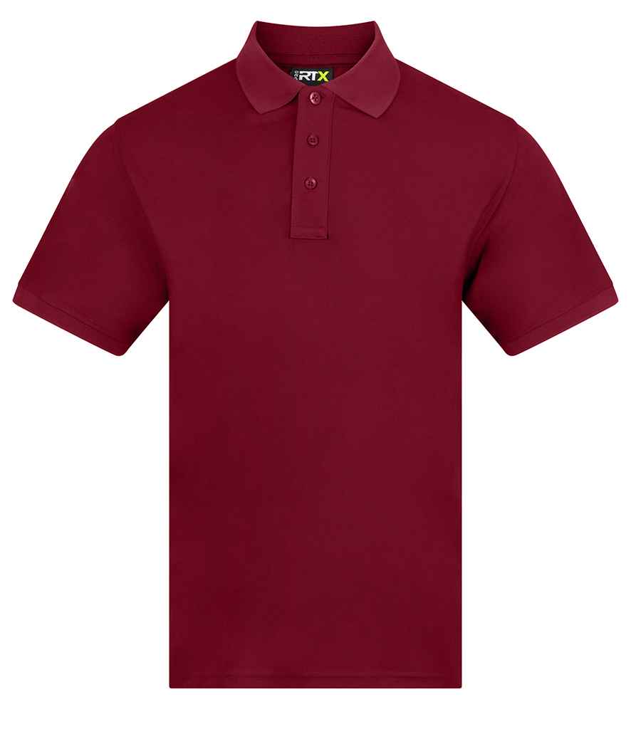 Pro RTX Pro RTX Pro Wicking Piqué Polo Shirt Burgundy