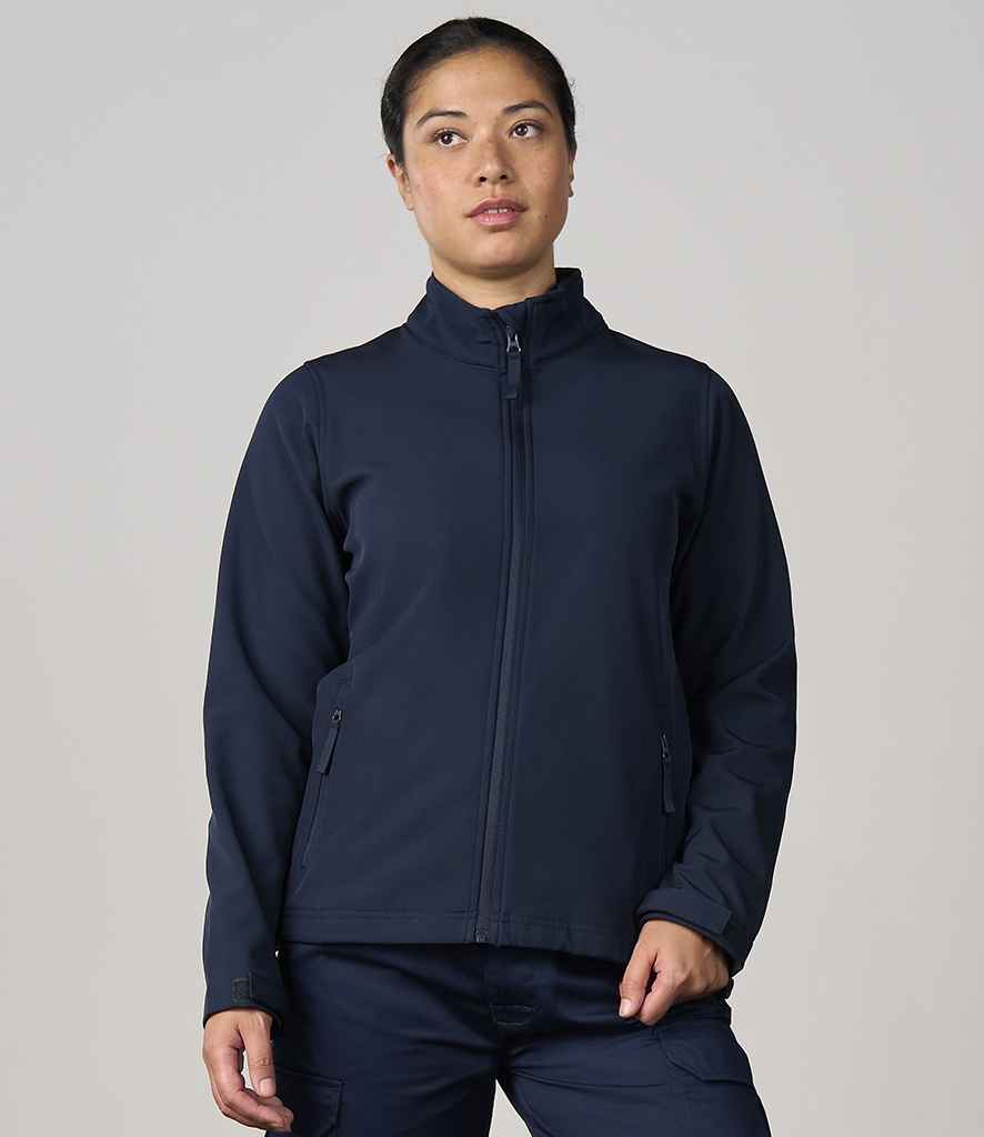 Pro RTX Pro RTX Ladies Pro Two Layer Soft Shell Jacket Navy
