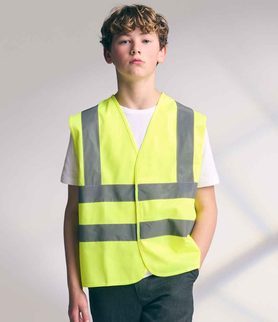 Pro RTX High Visibility Kids Waistcoat - model image