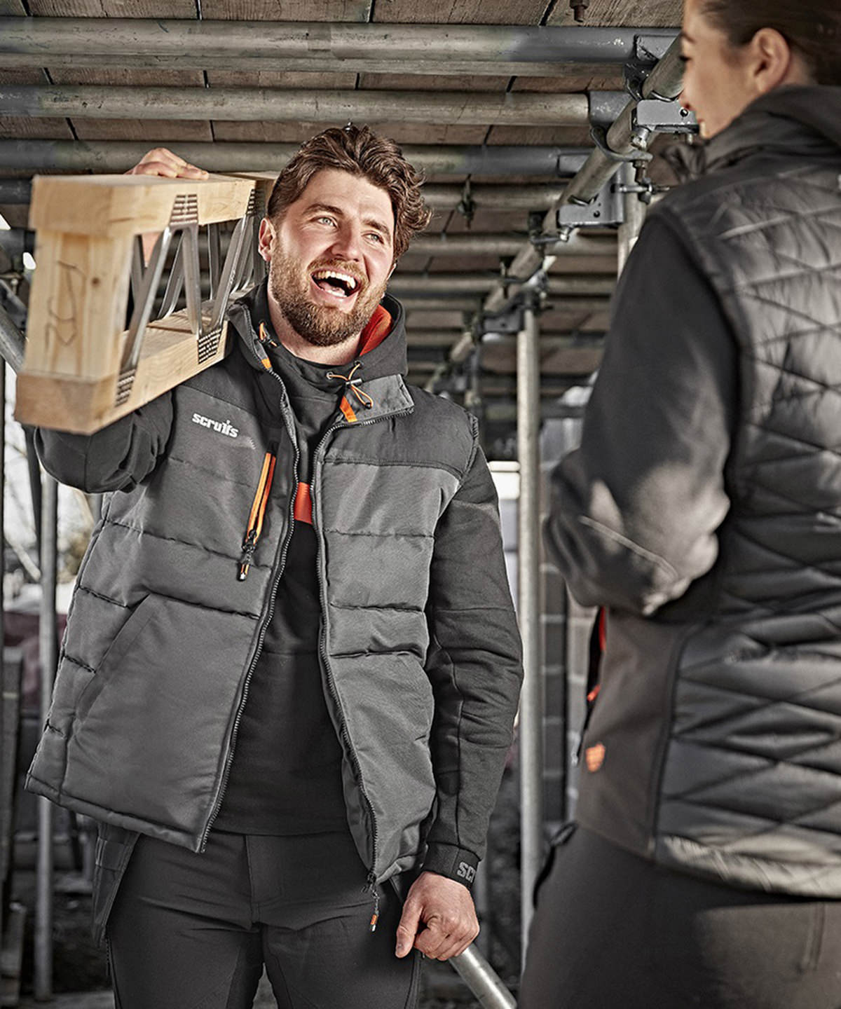 Scruffs Worker bodywarmer Charcoal