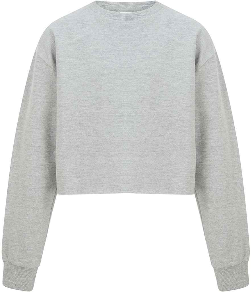 SF Clothing SF Clothing Kids Cropped Slounge Sweatshirt Heather Grey