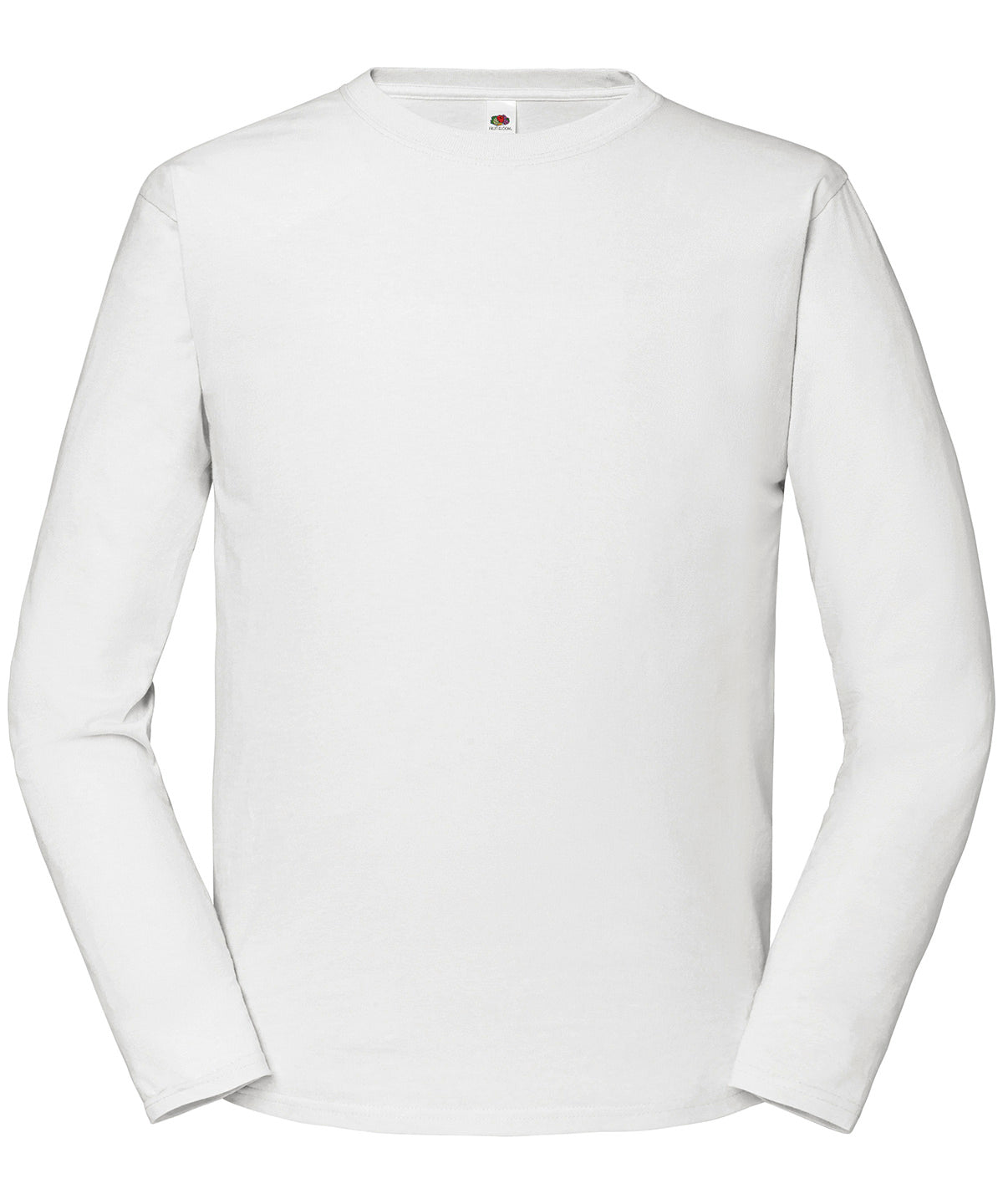 Fruit of the Loom Iconic 195 ringspun premium long sleeve T White*