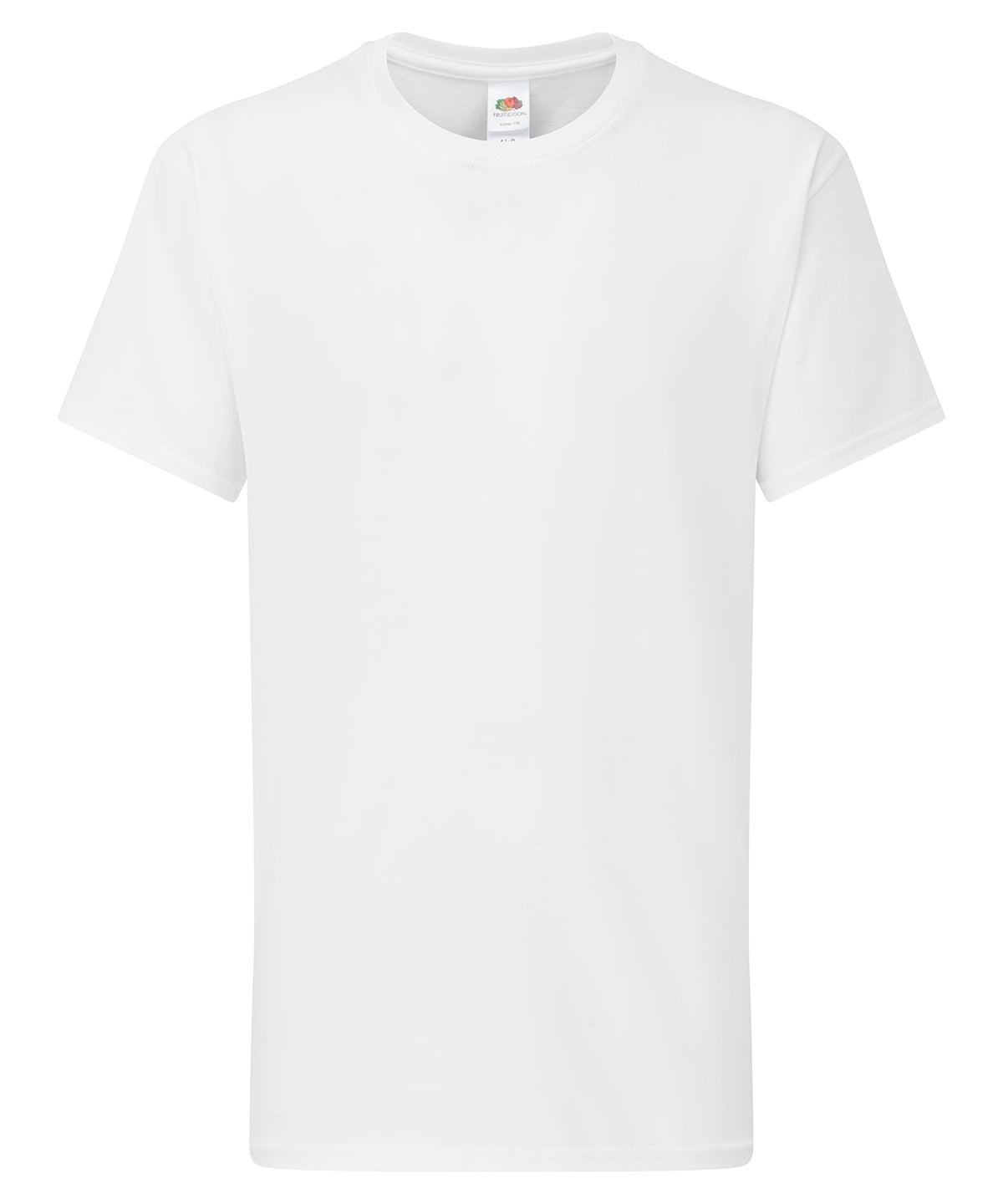 Fruit of the Loom Kids Iconic 195 T White