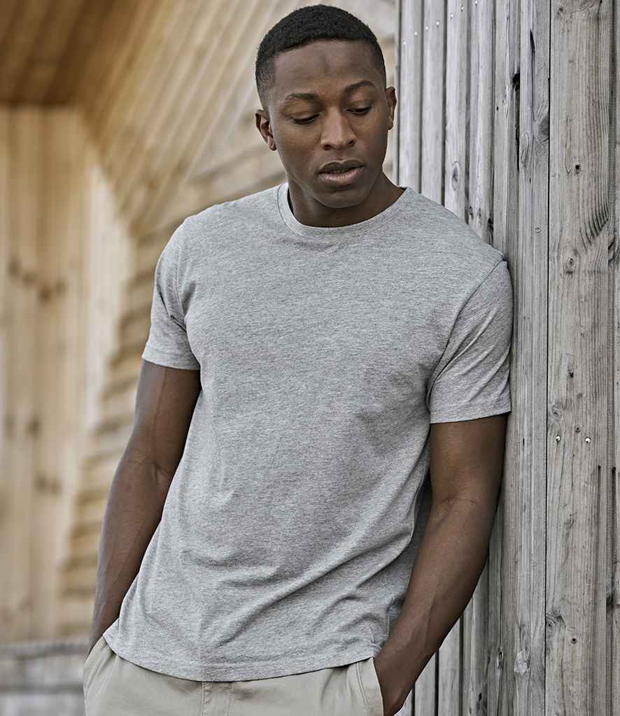 Tee Jays Tee Jays Unlabeled T-Shirt Heather Grey