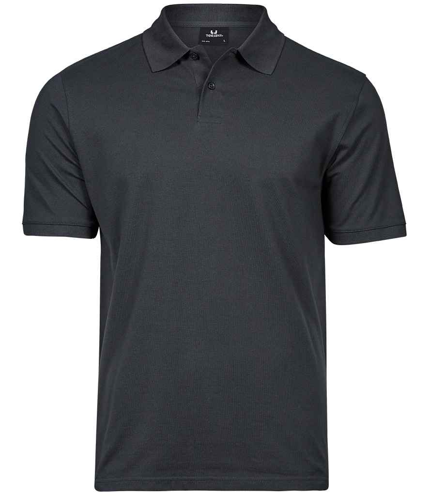 Tee Jays Tee Jays Heavy Cotton Piqué Polo Shirt Dark Grey
