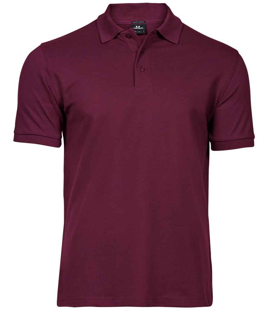Tee Jays Tee Jays Luxury Stretch Piqué Polo Shirt Wine