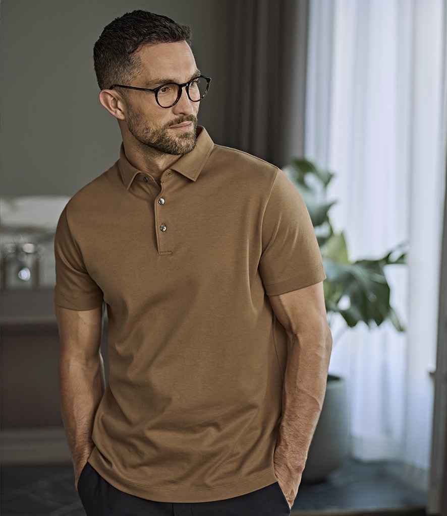 Tee Jays Pima Cotton Interlock Polo Shirt