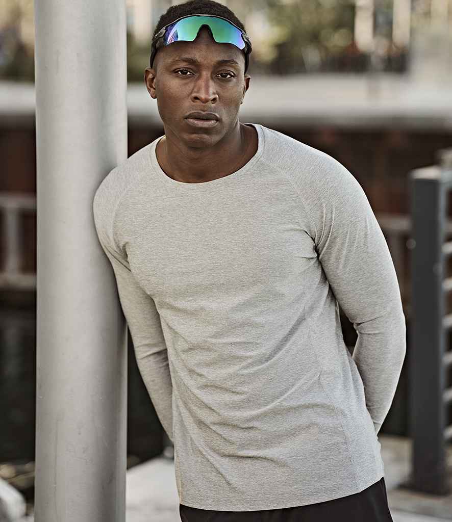 Tee Jays Tee Jays Long Sleeve CoolDry™ T-Shirt Grey Melange