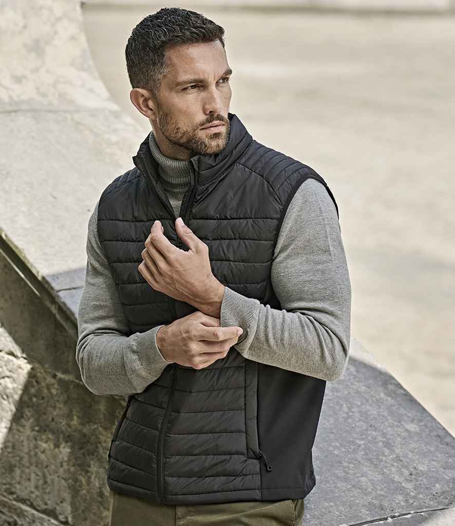 Tee Jays Tee Jays Crossover Padded Bodywarmer Black/Black