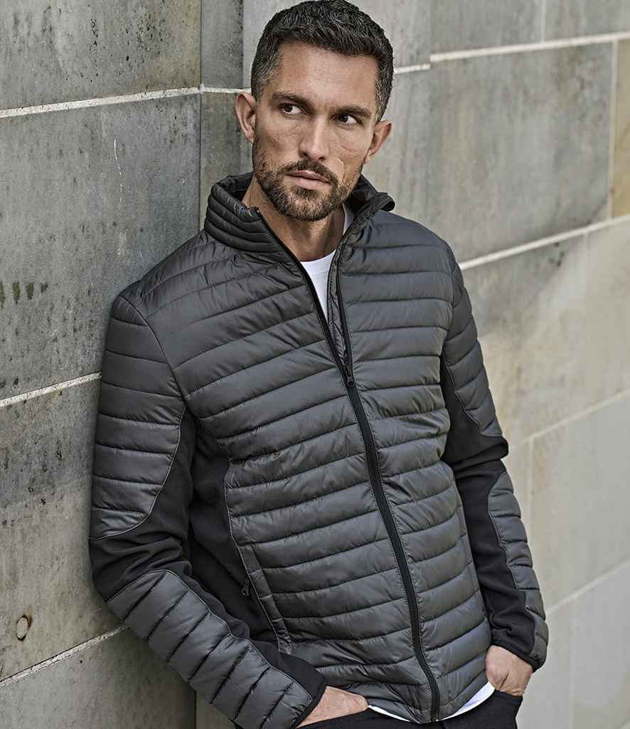 Tee Jays Tee Jays Crossover Padded Jacket Space Grey/Black