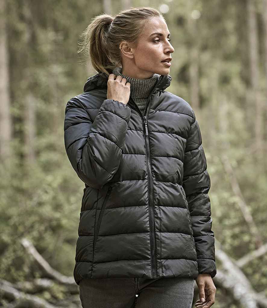 Tee Jays Tee Jays Ladies Lite Hooded Jacket Black