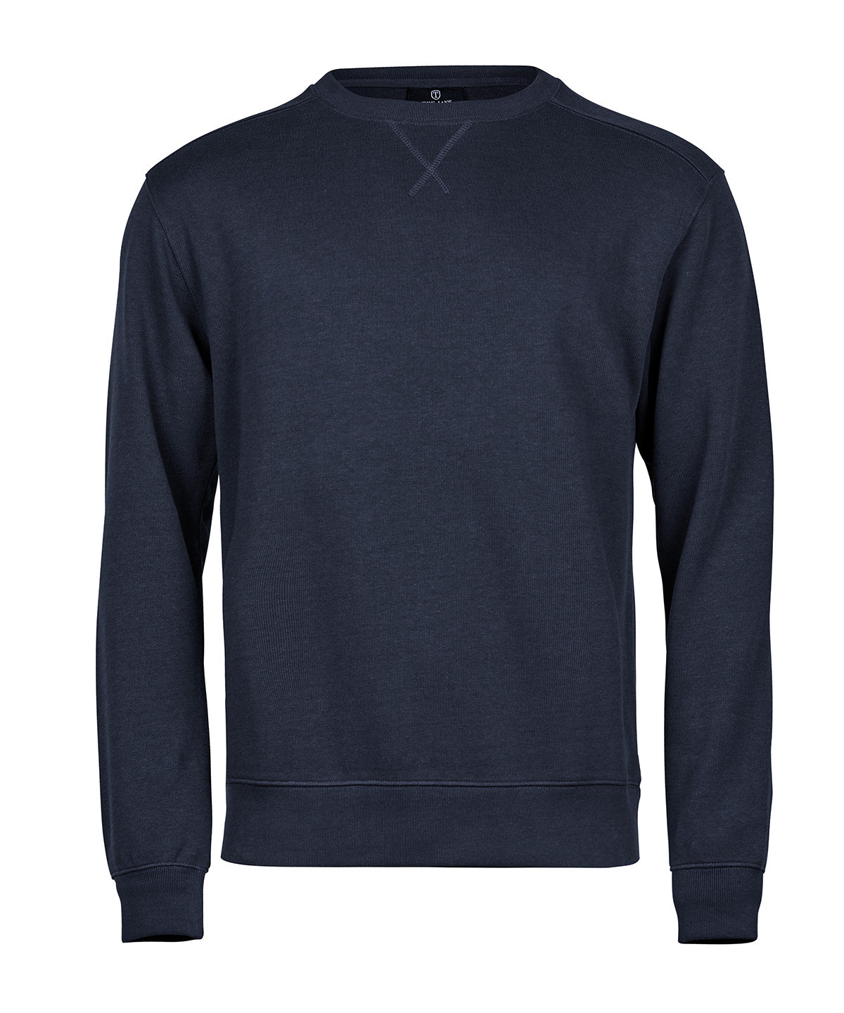 Tee Jays Ribbed interlock crew neck (5504) Navy