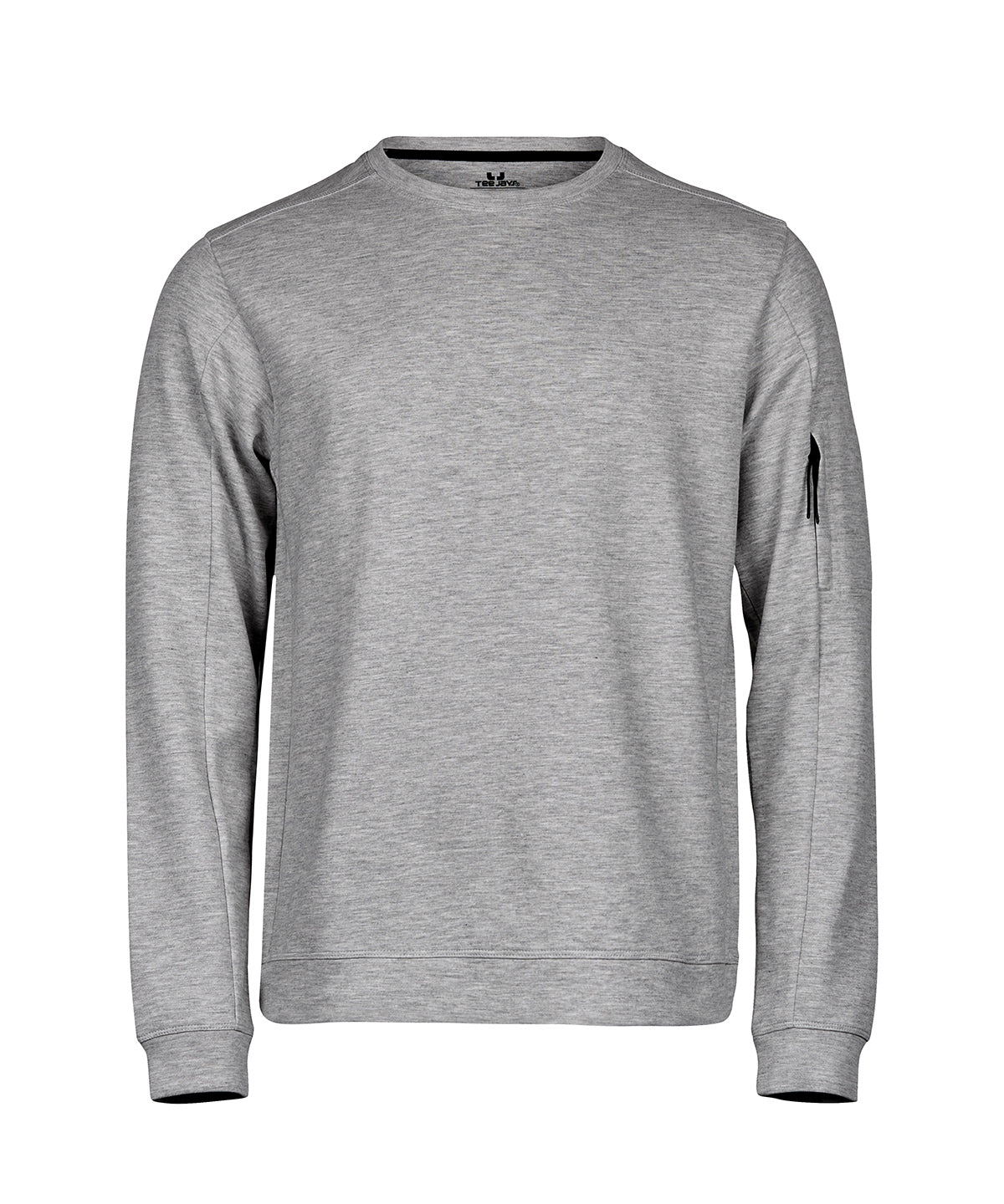 Tee Jays Athletic crew neck sweatshirt (5700) Heather Grey