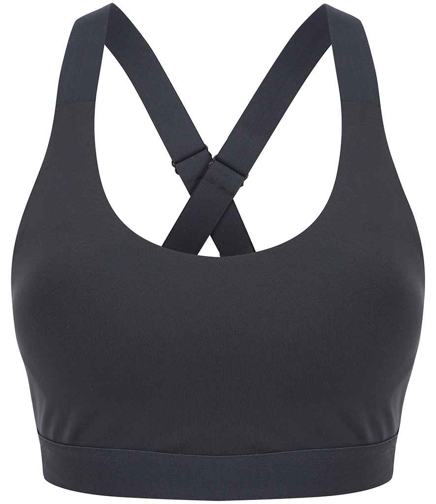 Tombo Medium Impact Core Bra - Charcoal
