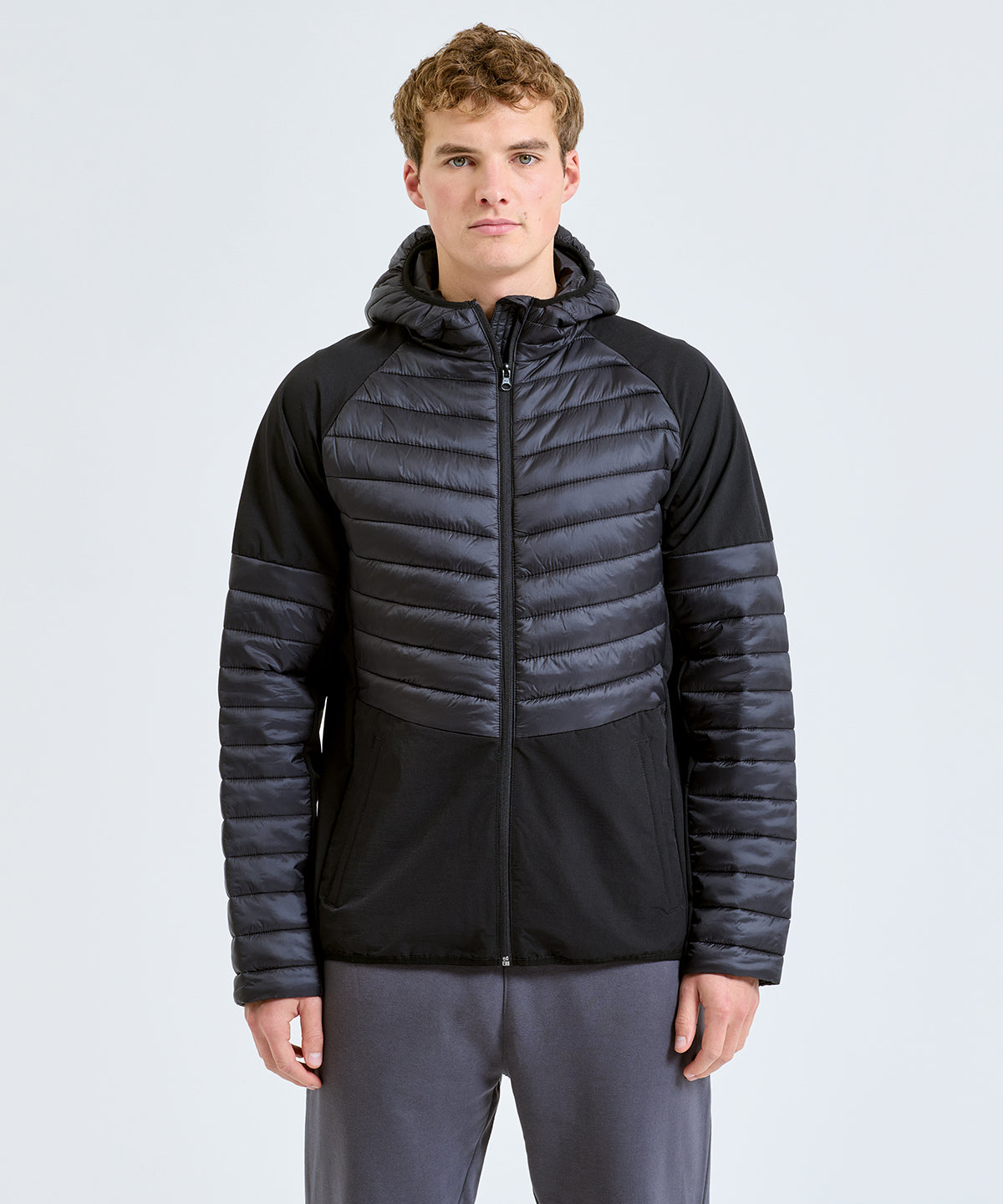 TriDri Men's TriDri® insulated hybrid jacket Black