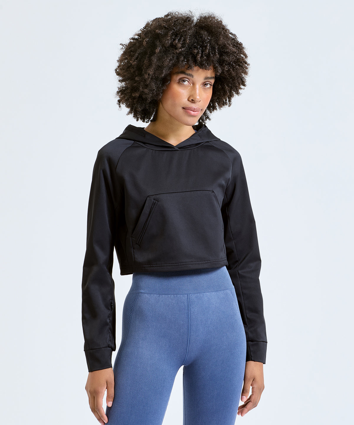 TriDri Women's TriDri® cropped jacket Black