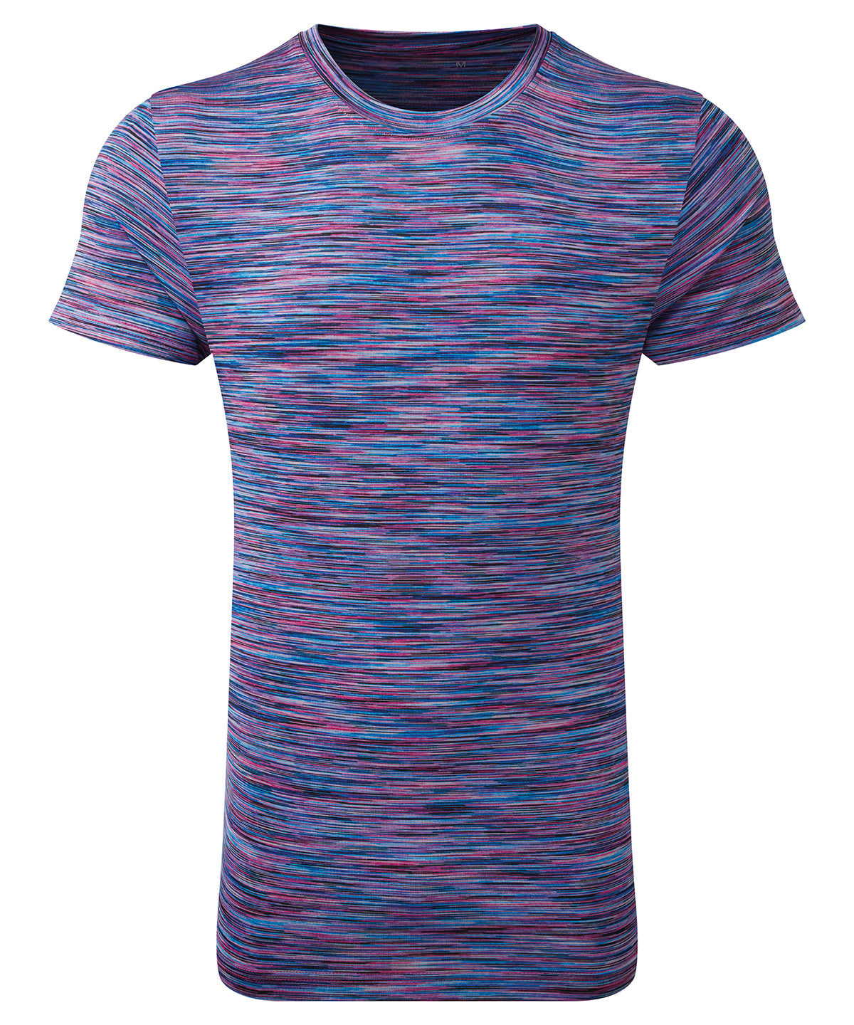 TriDri Tridri® space dye performance t-shirt Pink/Blue