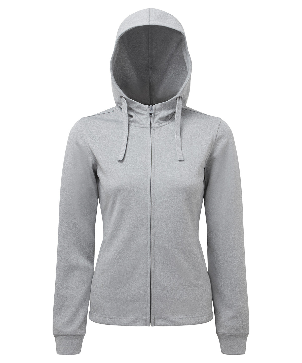 TriDri Women's TriDri® spun dyed full-zip hoodie Grey Melange