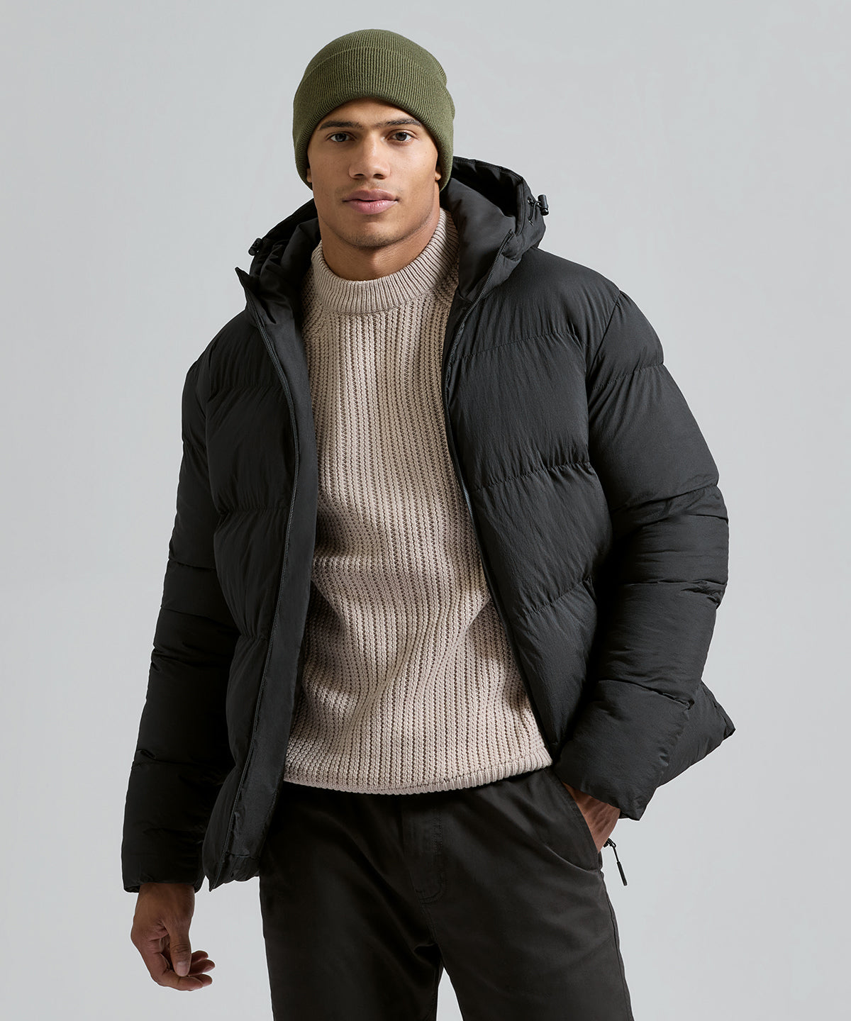 2786 Recycled TrailPeak padded jacket Black