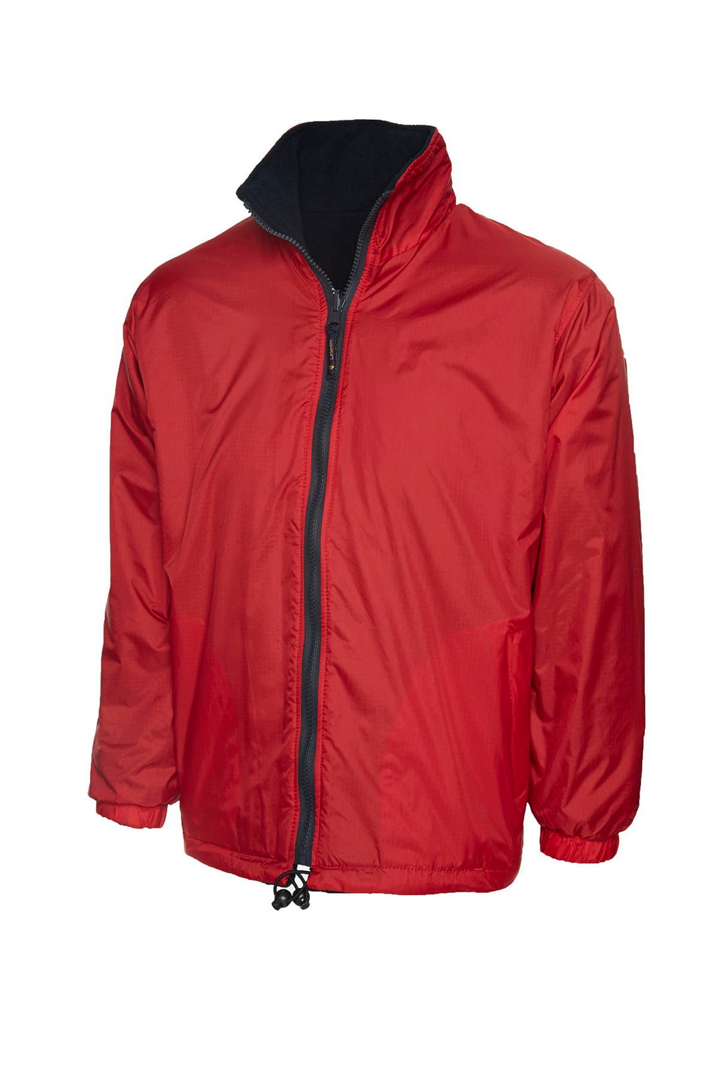 Uneek Premium Reversible Fleece Jacket Red