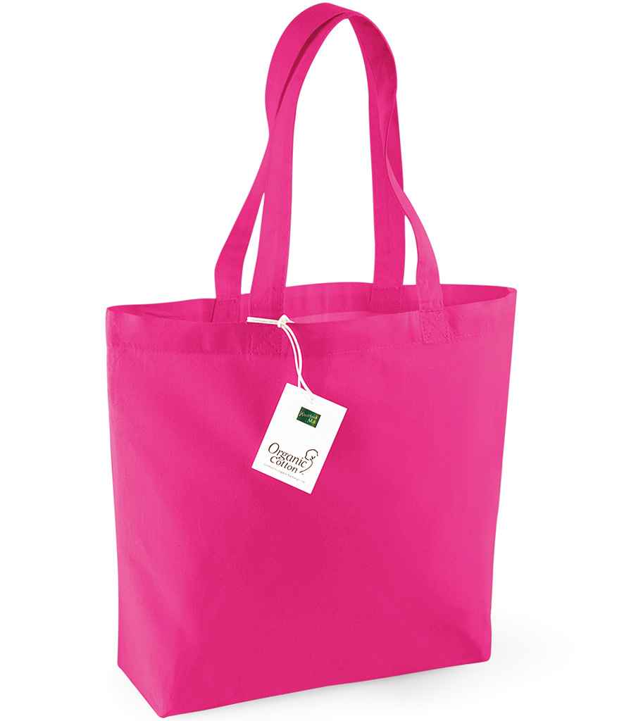 Westford Mill Westford Mill Organic Cotton Shopper Fuchsia