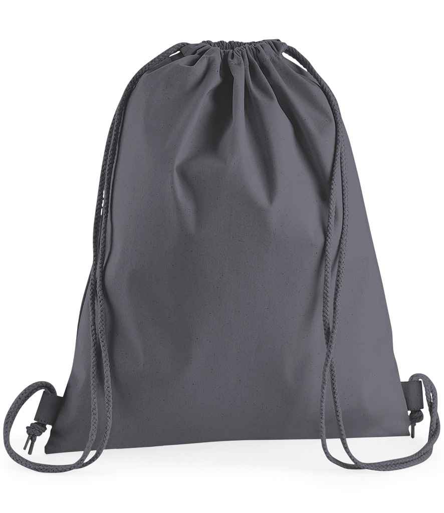Westford Mill Westford Mill Premium Cotton Gymsac Graphite Grey