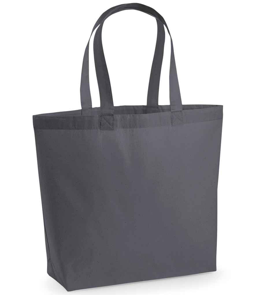 Westford Mill Westford Mill Premium Cotton Maxi Tote Bag Graphite Grey