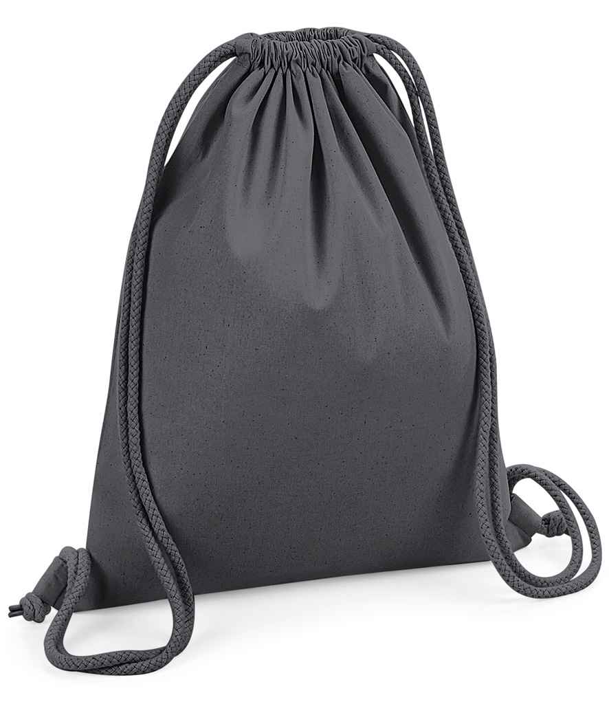 Westford Mill Westford Mill Organic Premium Cotton Gymsac Graphite Grey