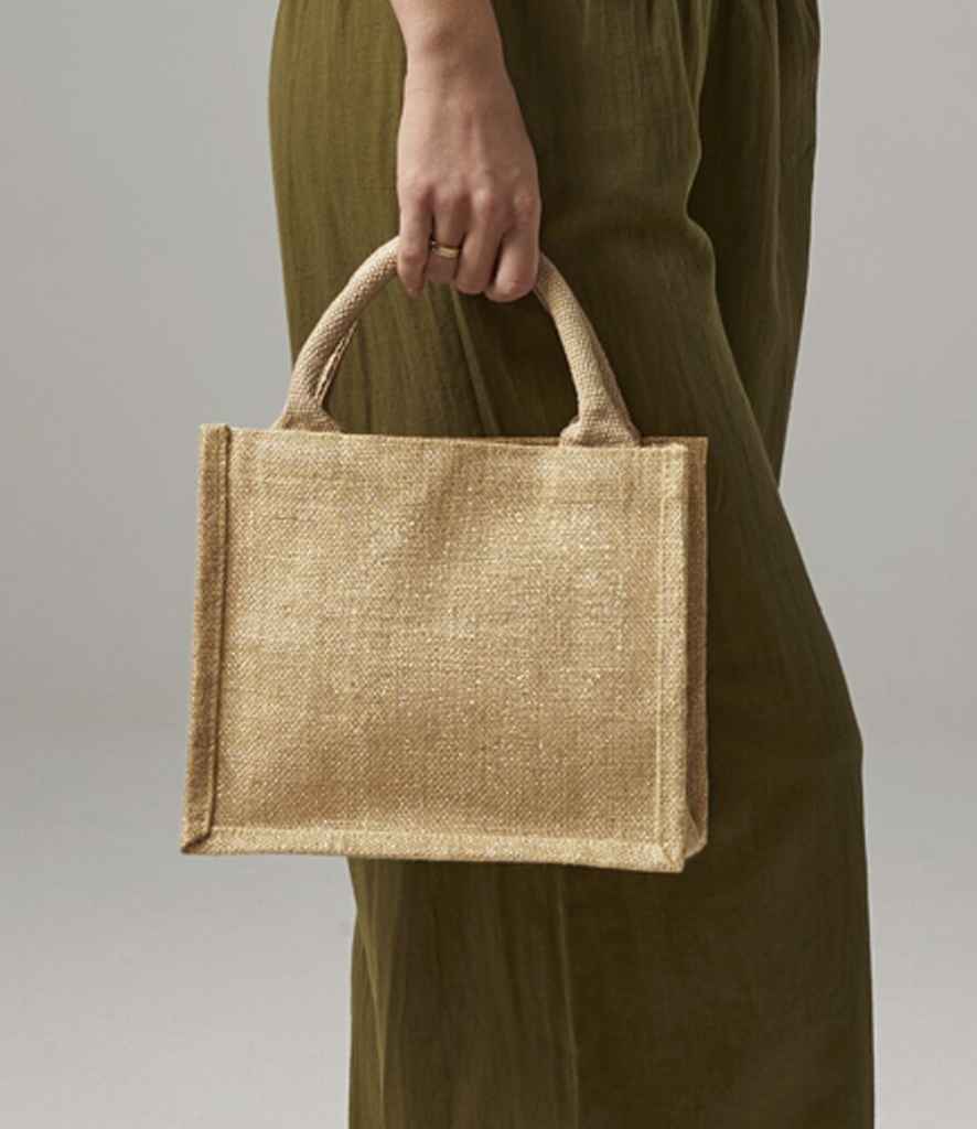 Westford Mill Westford Mill Shimmer Jute Mini Gift Bag