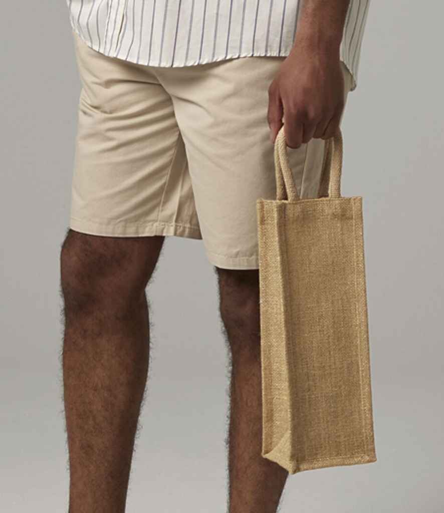Westford Mill Westford Mill Shimmer Jute Bottle Bag