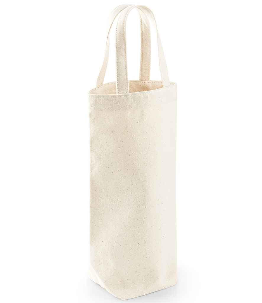 Westford Mill Westford Mill Fairtrade Cotton Bottle Bag Natural