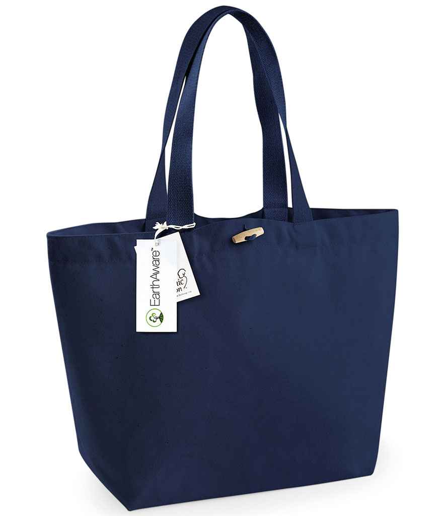 Westford Mill Westford Mill EarthAware® Organic Marina Tote Bag French Navy