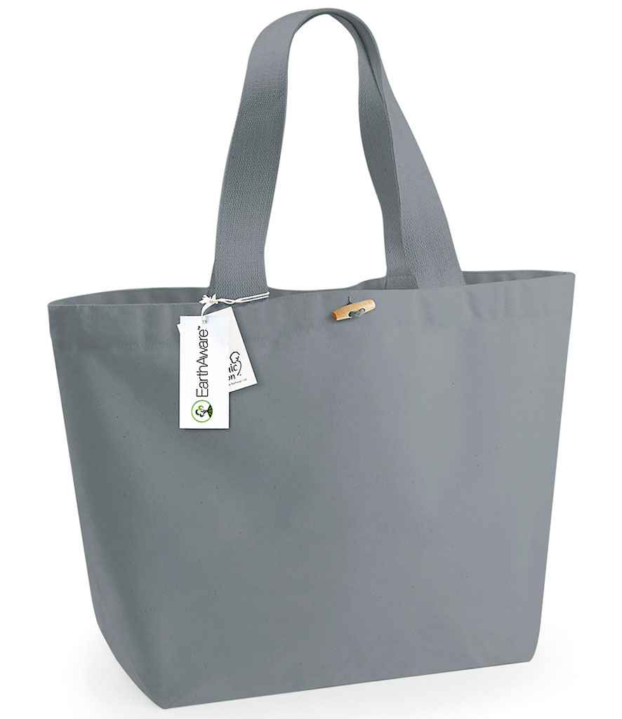 Westford Mill Westford Mill EarthAware® Organic Marina Tote XL Bag Pure Grey
