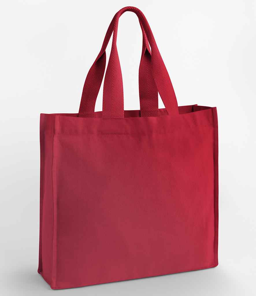 Westford Mill Westford Mill Chevron Handle Shopper Scarlet Red