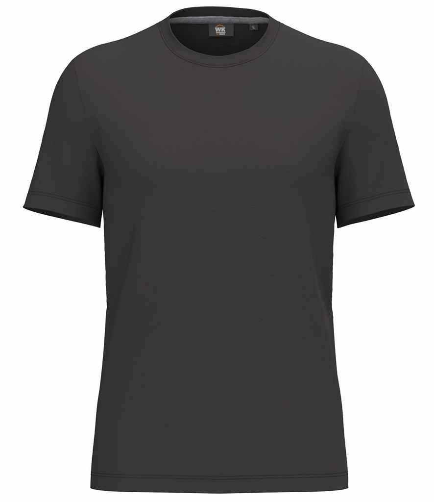 WK Designed to Work Anti-Bacterial Short Sleeve T-Shirt - Dark Grey