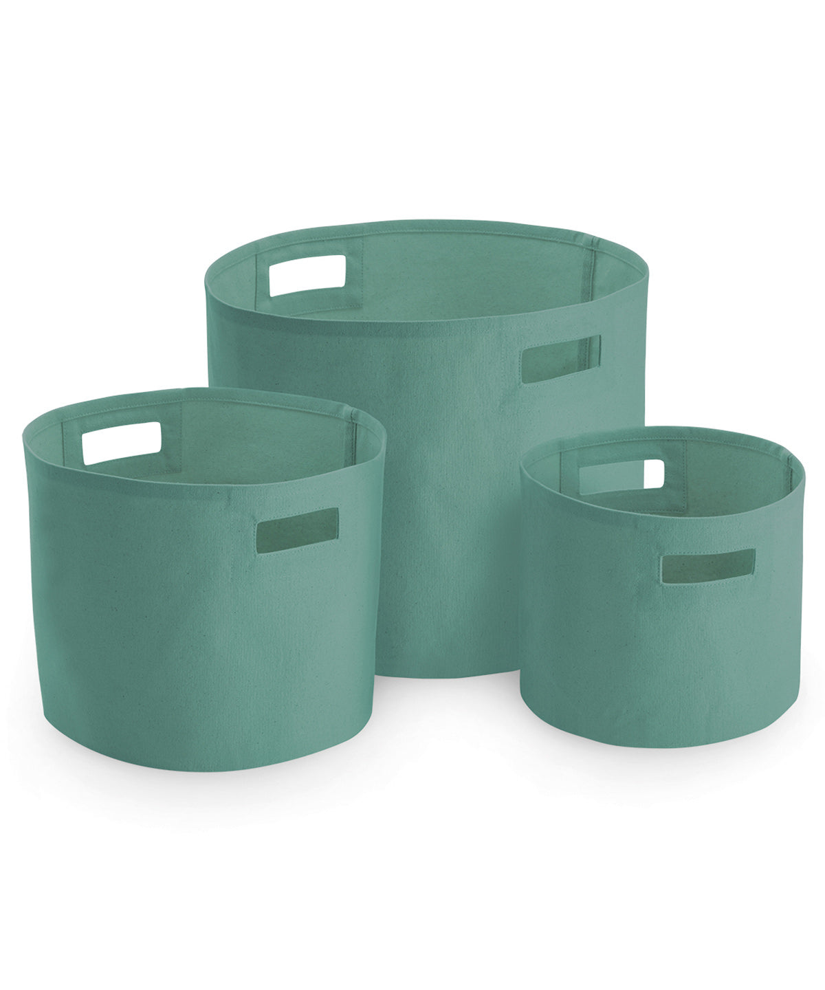 Westford Mill Canvas storage tubs Sage Green