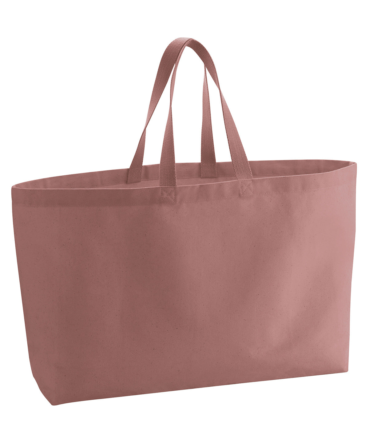 Westford Mill Oversized canvas tote bag Rose Pink