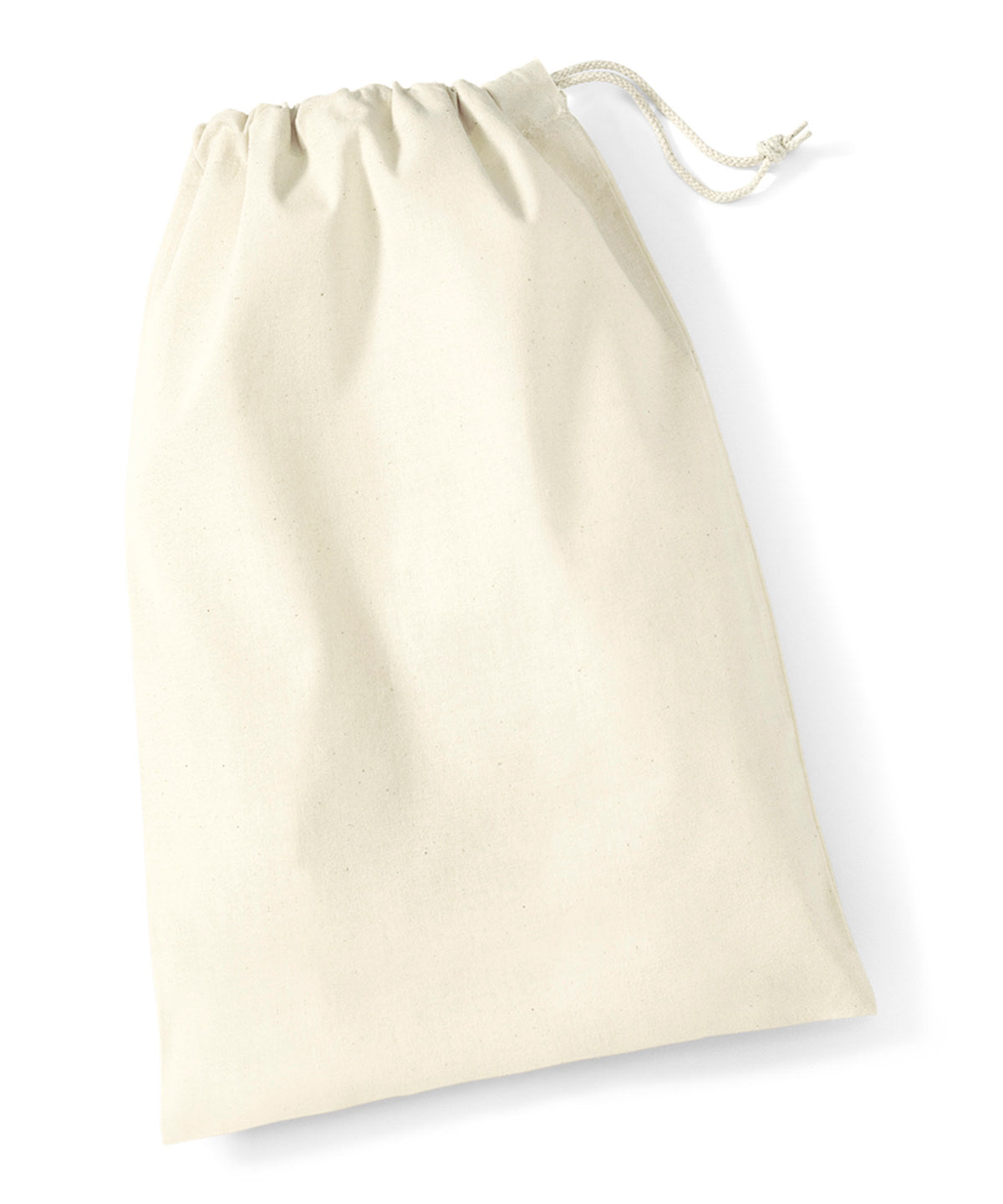 Westford Mill Recycled cotton stuff bag Natural