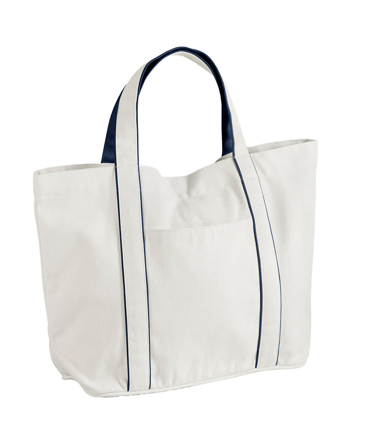 Westford Mill Courtside medium tote Soft White/French Navy