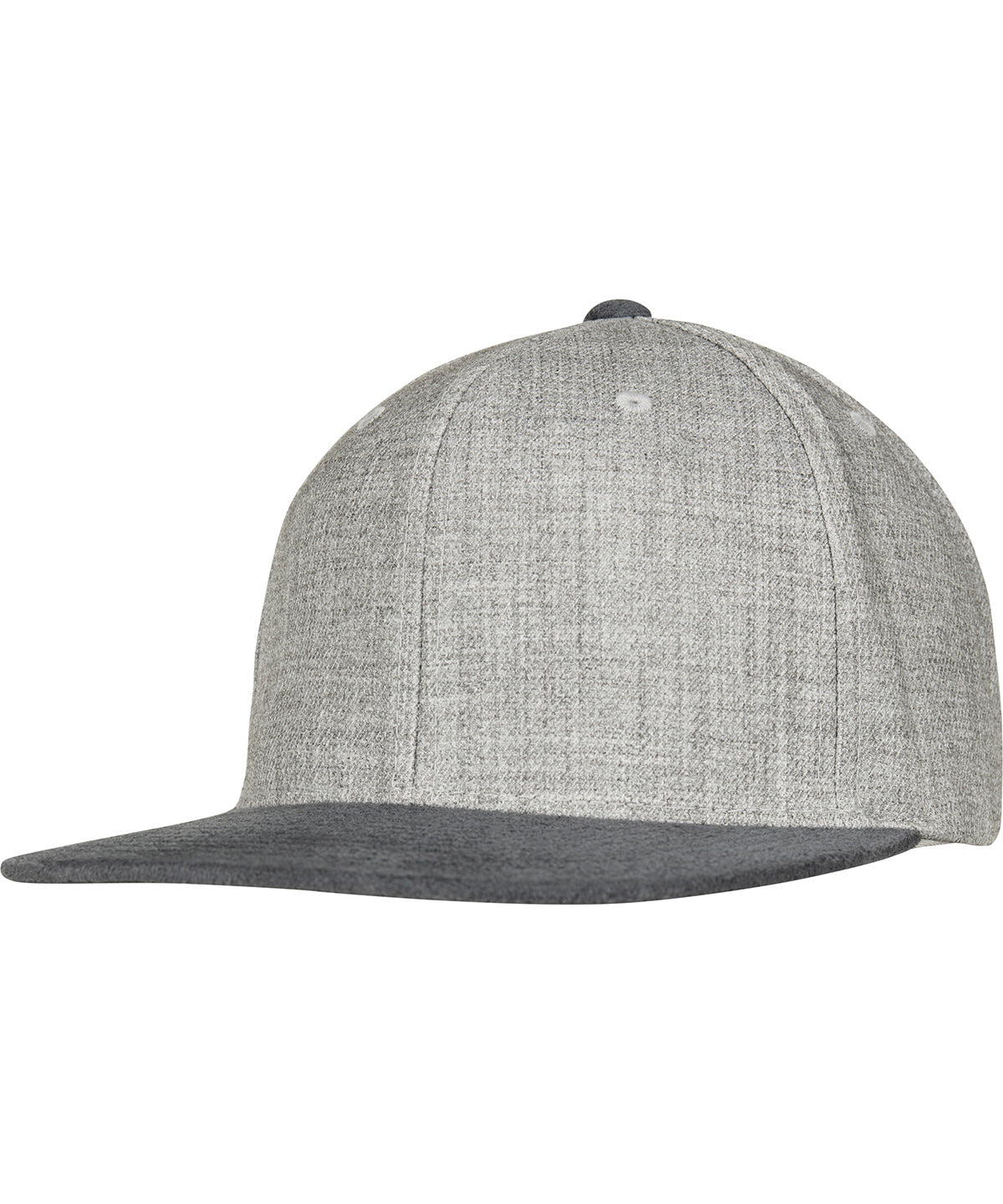 Flexfit / Yupoong Melange velour snapback (6089VM) Grey/Grey