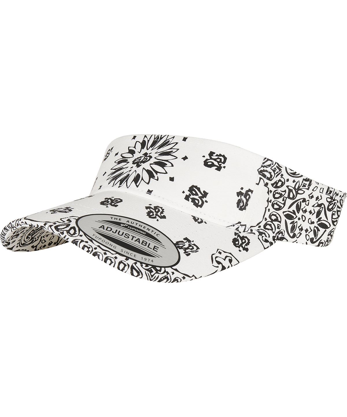 Flexfit / Yupoong Bandana print visor (8888BP) White
