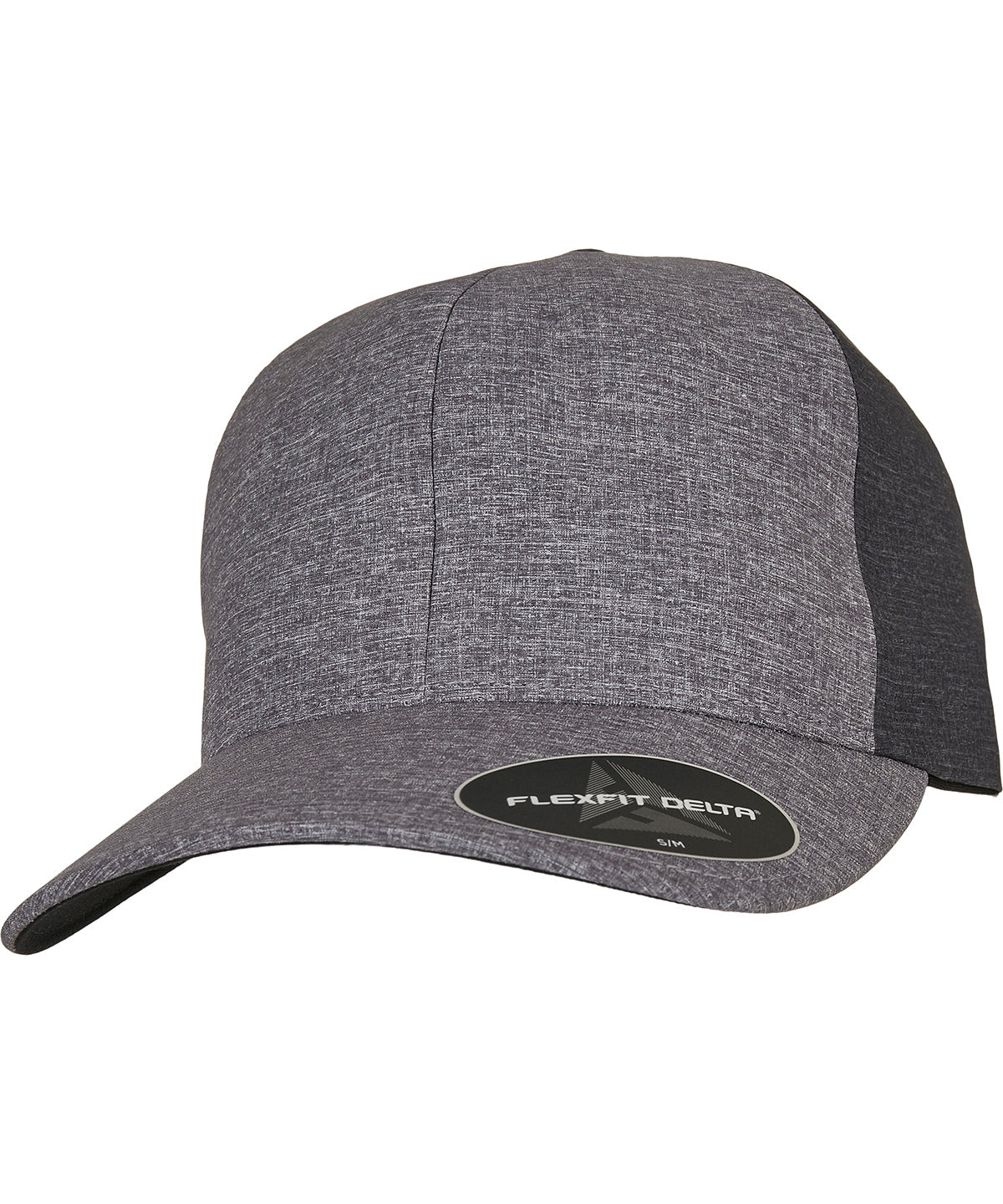 Flexfit / Yupoong Flexfit Delta® carbon 2-tone cap (180T) Melange Blue /Melange Charcoal