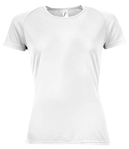 SOL'S Ladies Sporty Performance T-Shirt - White