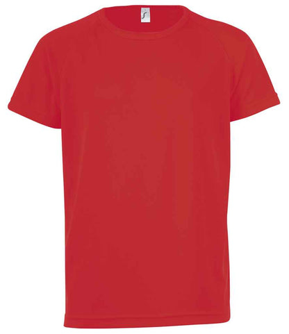 SOL'S Kids Sporty T-Shirt - Red