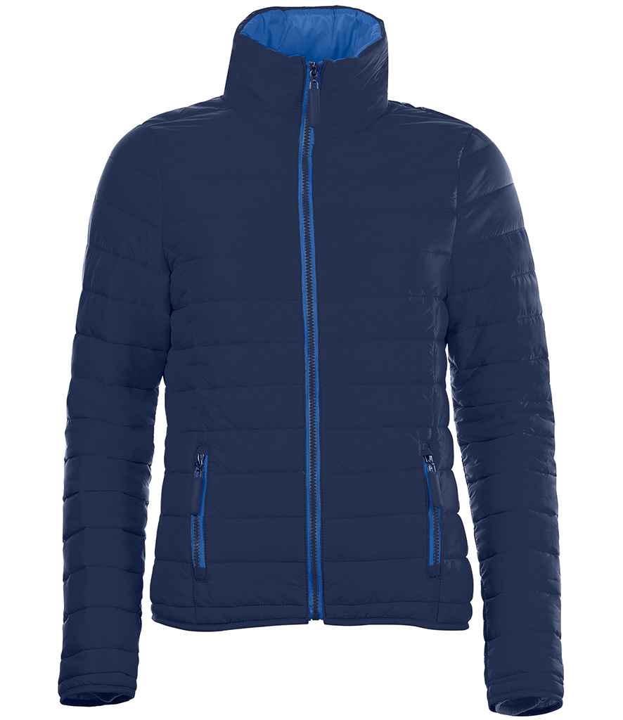 SOL'S Ladies Ride Padded Jacket - Navy