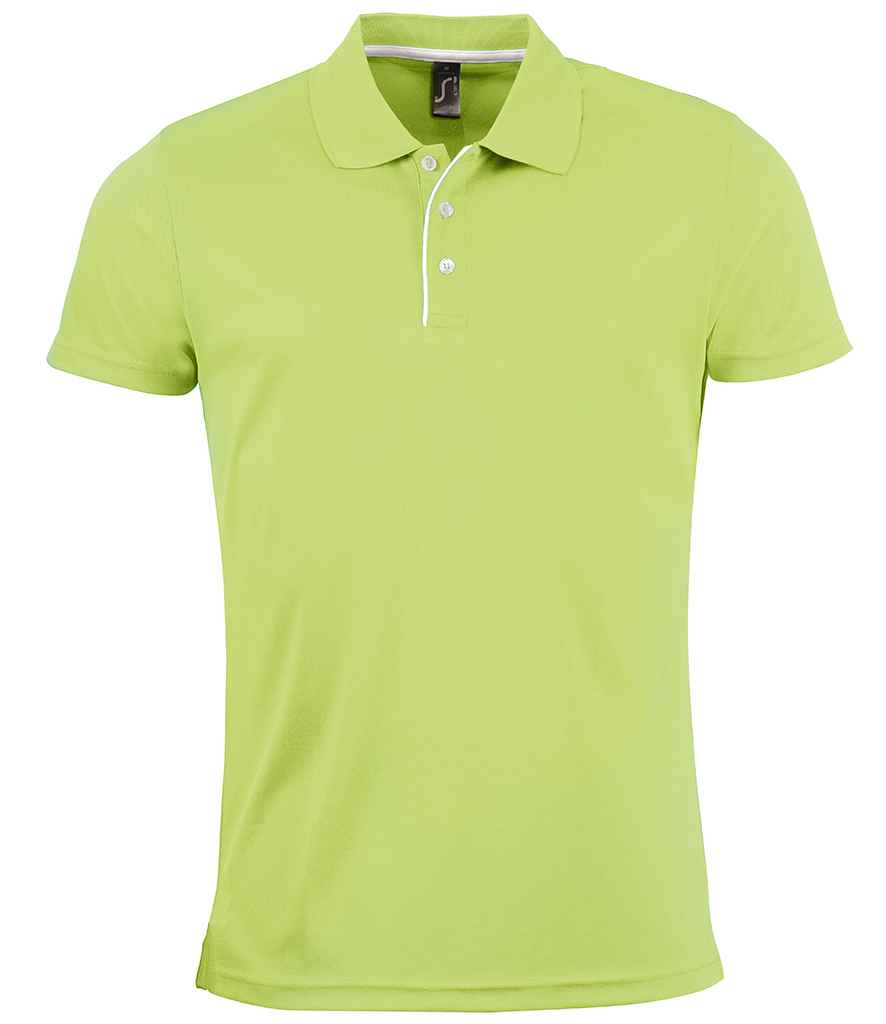 SOL'S Performer Piqué Polo Shirt in Apple Green