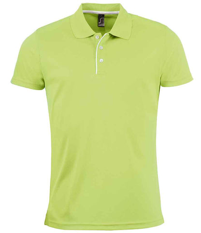 SOL'S Performer Piqué Polo Shirt in Apple Green