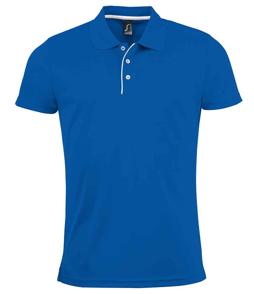 SOL'S Performer Piqué Polo Shirt in Royal Blue